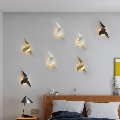 Contemporary LED Bird Wall Light