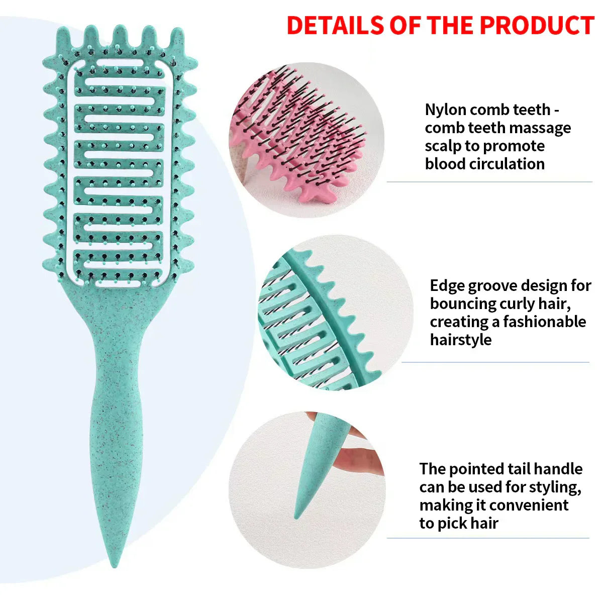 Soft Curl Hair Detangling Brush
