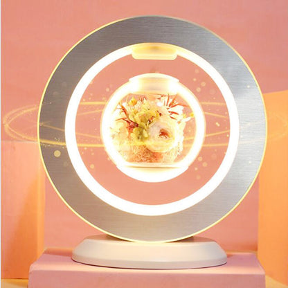 Floating Floral LED Levitation Lamp