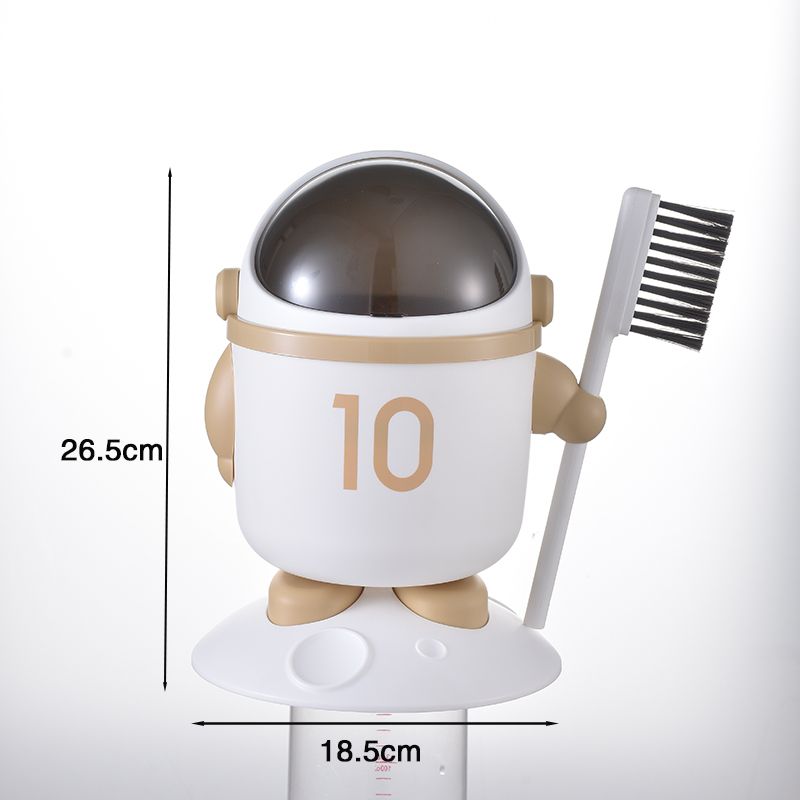 Small Space Astronaut Shaped Desk Trash Can