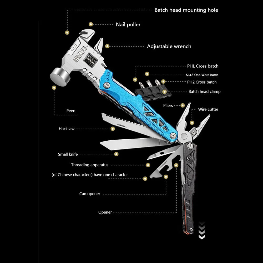 3-in-1 Handy Wrench Pliers Tool