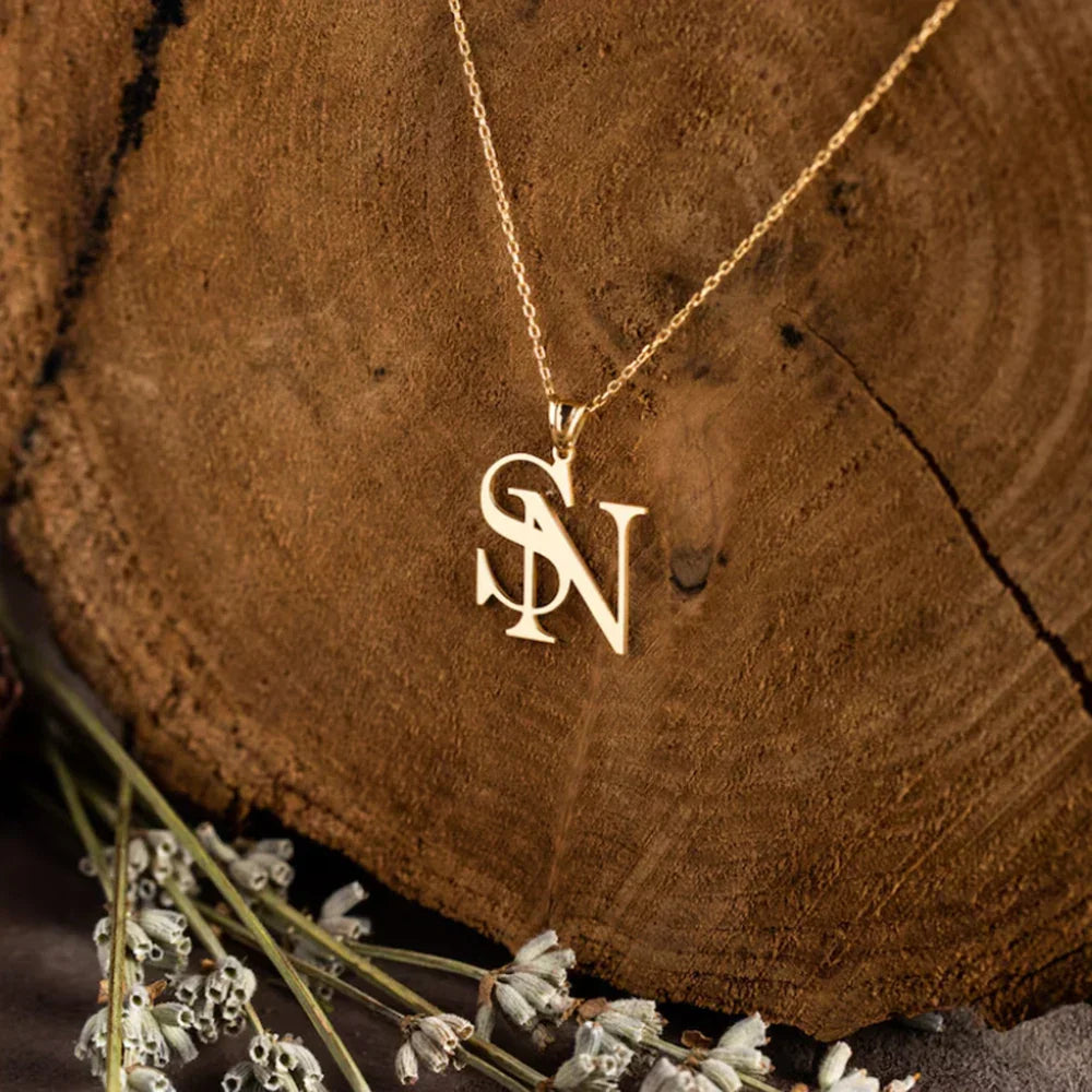 Simple Custom Initial Necklace