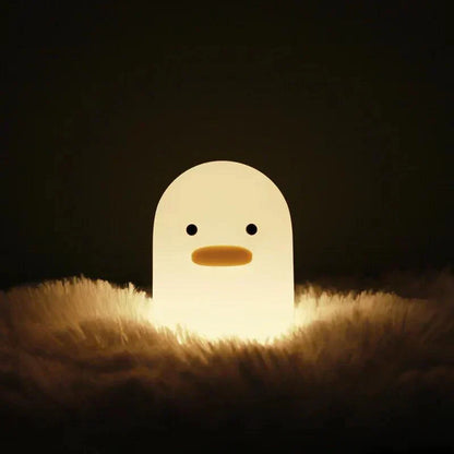 Colorful Fun Duck LED Nightlight | Rechargeable Bedside Table Lamp