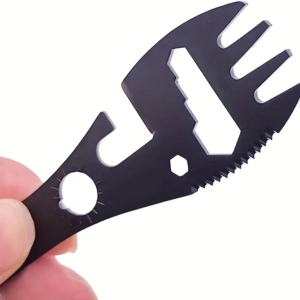 Portable 6-in-1 Stainless Steel Camping Utensil Set