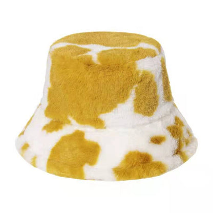 Cozy Faux Fur Warm Beanie Hat for Men Women - Fesara