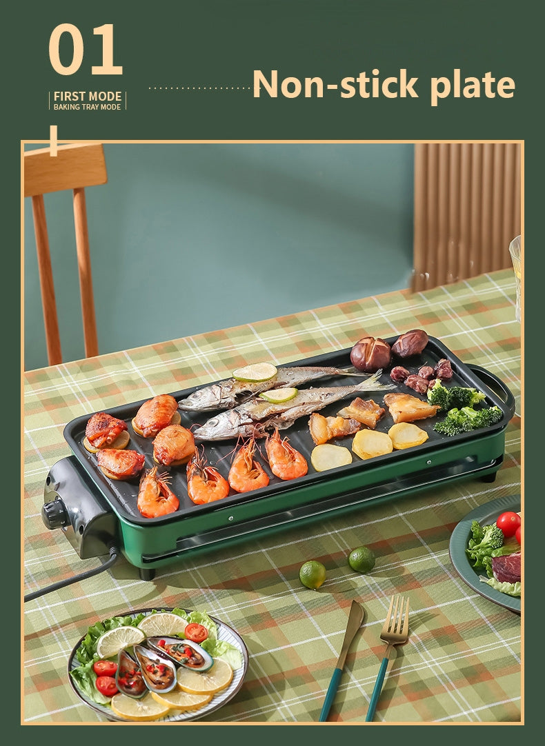 Portable Indoor Smoke Free BBQ Grill