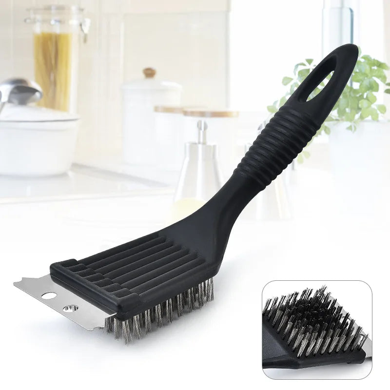Premium 3-in-1 BBQ Grill Brush Cleaner Tool - Fesara