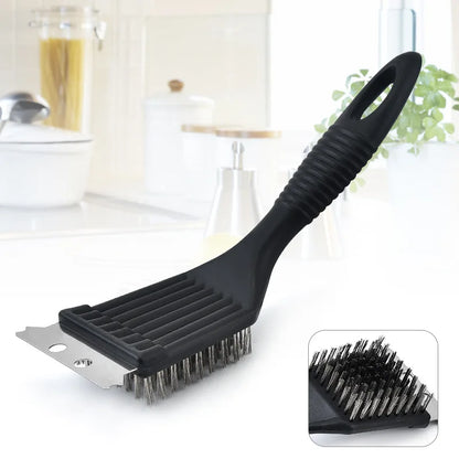 Premium 3-in-1 BBQ Grill Brush Cleaner Tool - Fesara