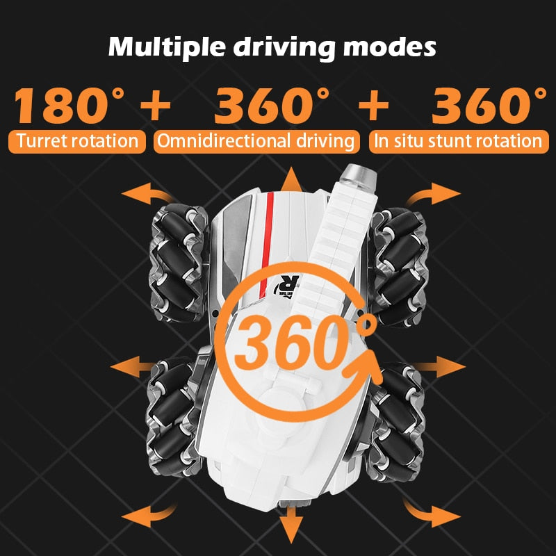 Remote Control 4WD Stunt Car Toy