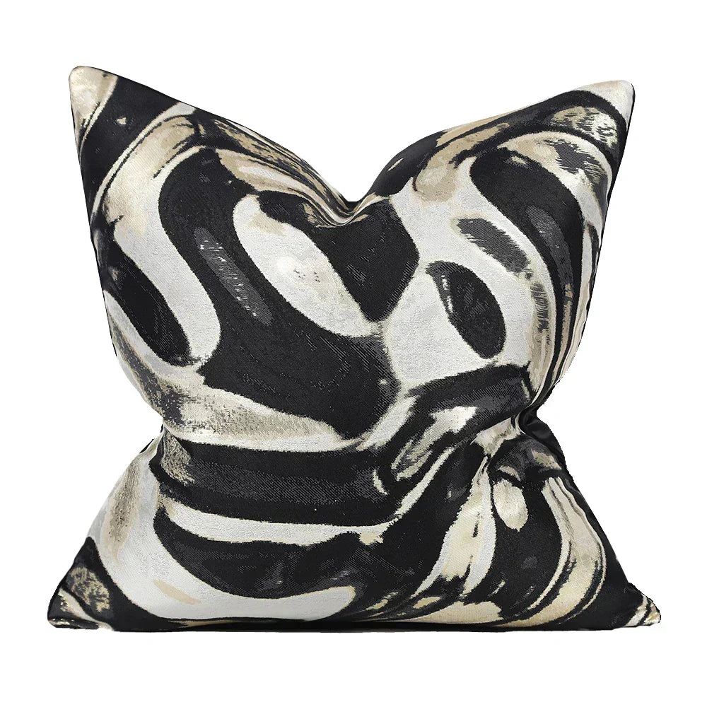 Soft Decorative Pillowcase with Geometric Pattern