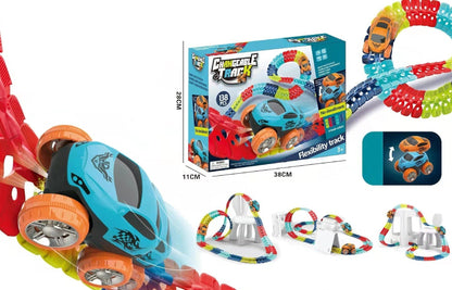 Fun Glow Racing Track Set for Children