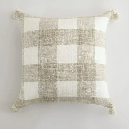Stylish Home Decor Cushion Cover with Chic Tassels