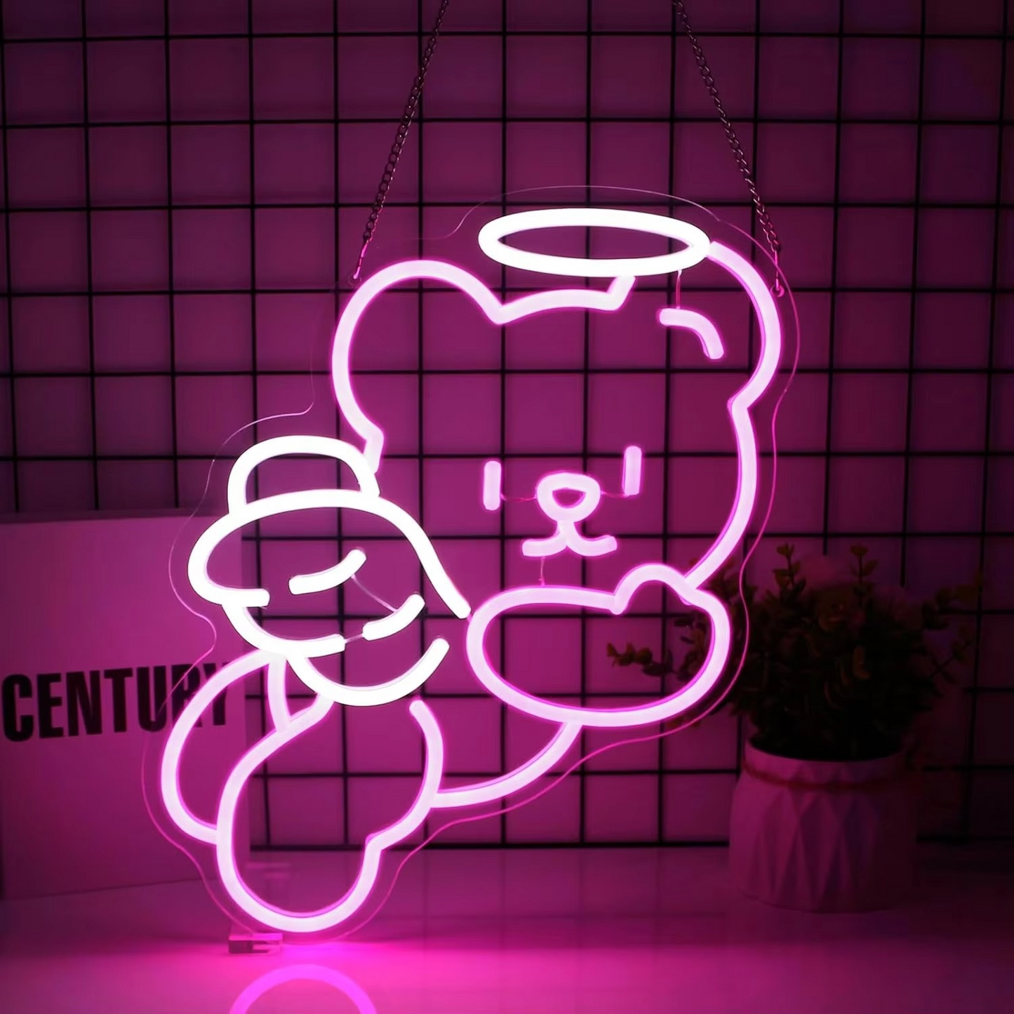 Cute Teddy Bear LED Night Light with Dimmer Switch - Fesara