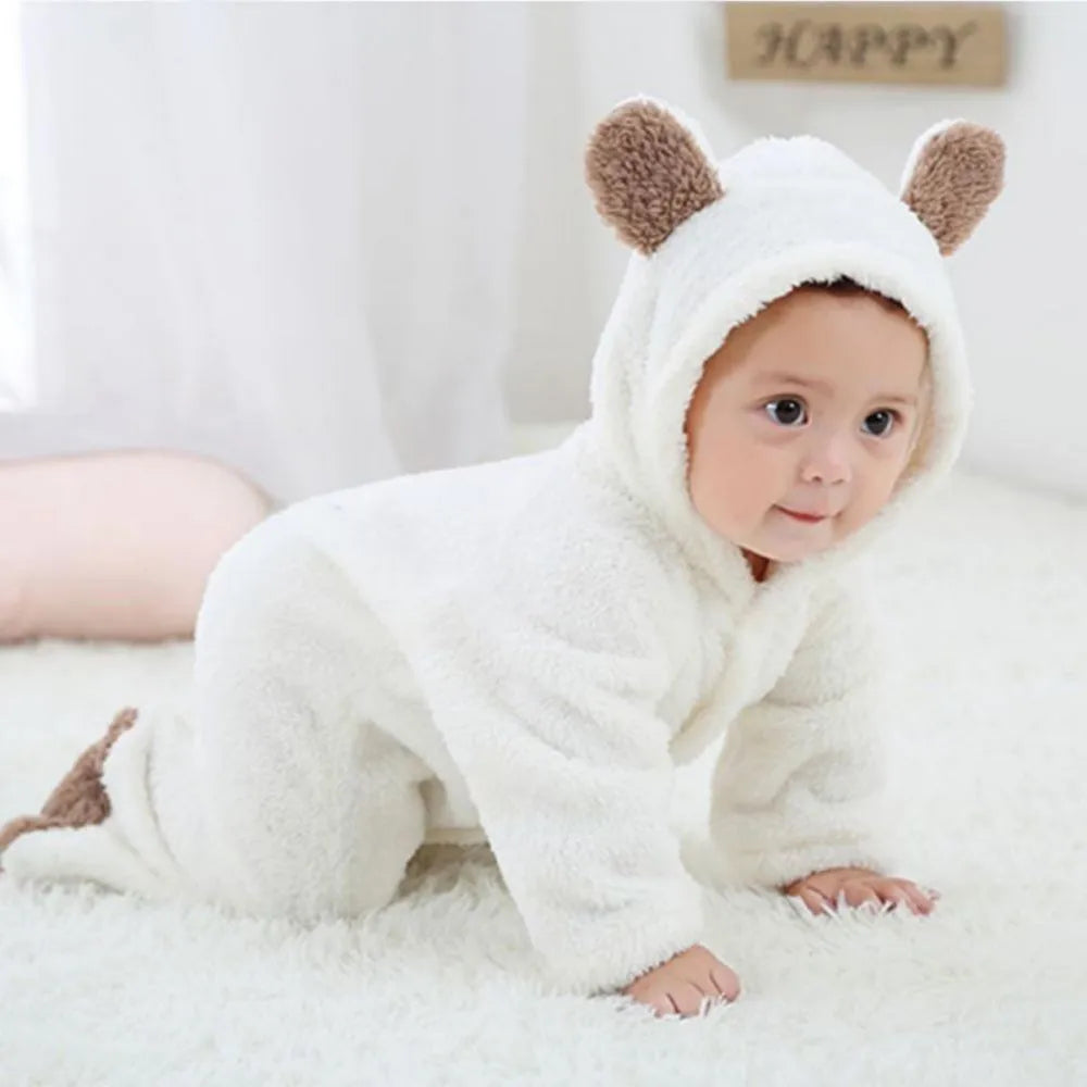 Soft Fleece Baby Sleepers for Newborn Babies