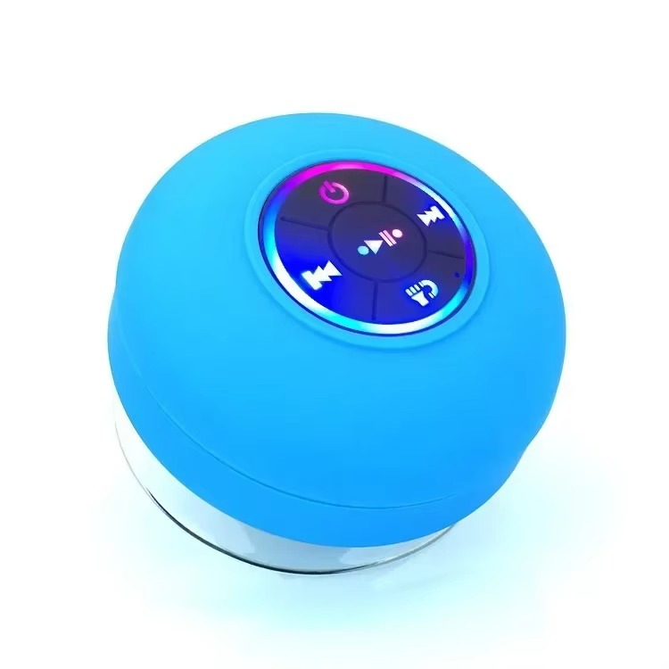 Waterproof Bluetooth Speaker with Colorful LED Lights