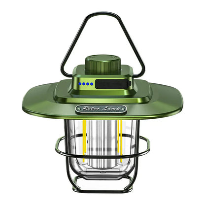 Vintage Portable LED Camp Lantern - Fesara