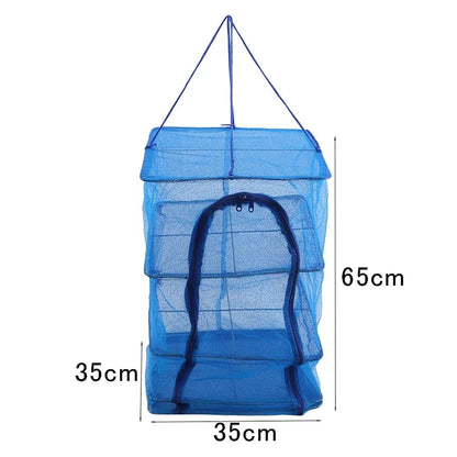 Compact 3 Tier Folding Dryer Basket for Herbs and Veggies