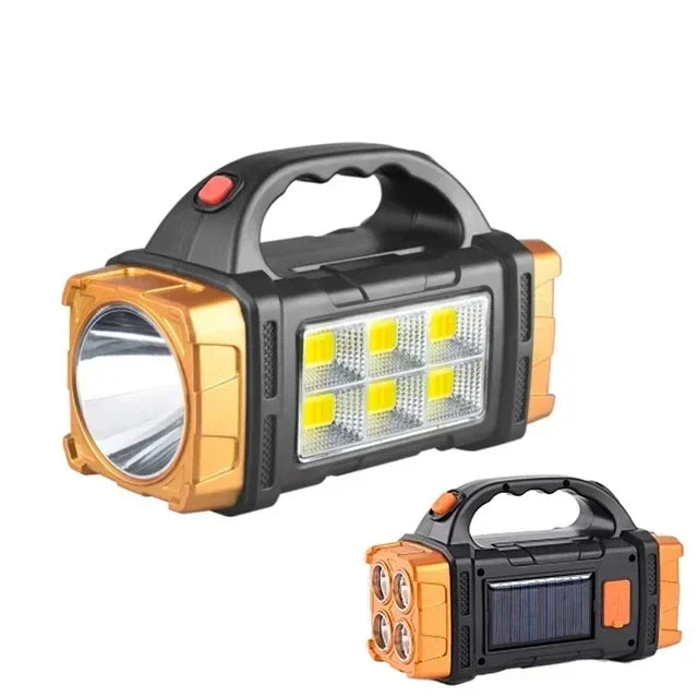 Portable Solar Charger with LED Light