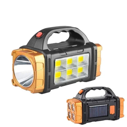 Portable Solar Charger with LED Light