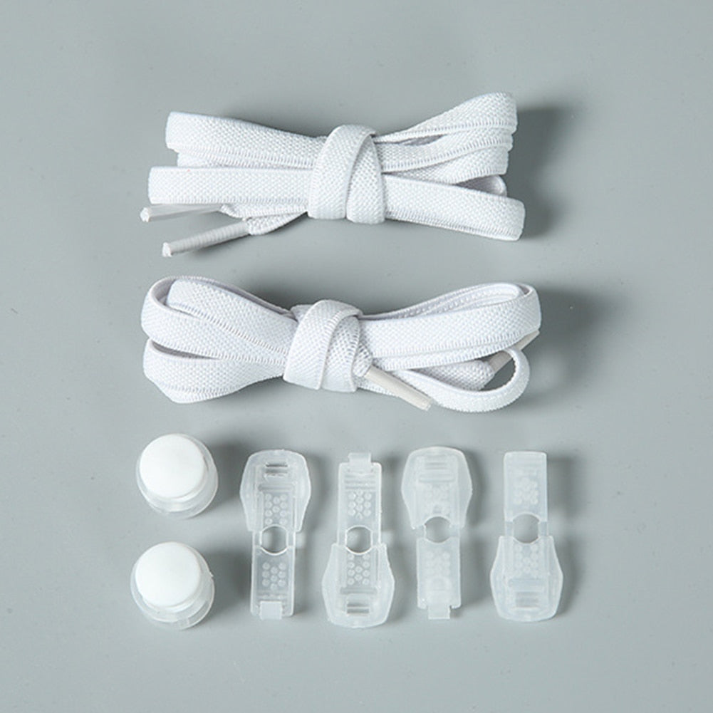 Easy Fit No Tie Elastic Shoe Laces Lock