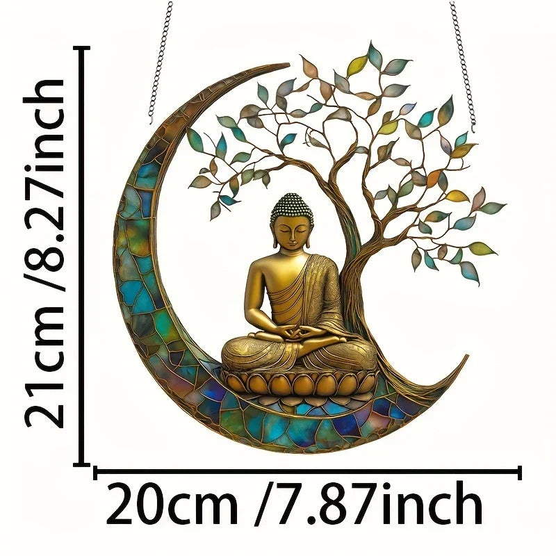Colorful Buddha Window Hanging Decoration