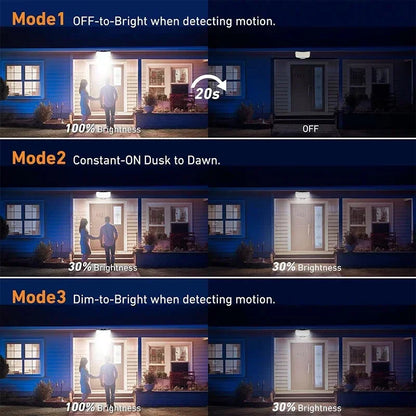 Wireless Solar Powered Motion Sensor Spotlight