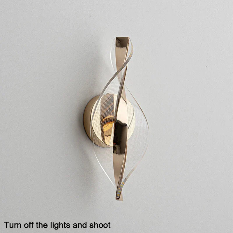 Contemporary LED Wall Lamp with Color Changing Light