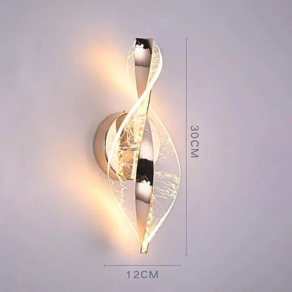Contemporary LED Wall Lamp with Color Changing Light