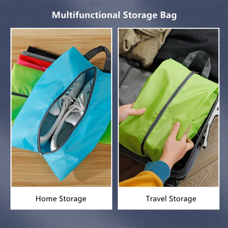 Waterproof Travel Shoe Pouch Bag with Zipper