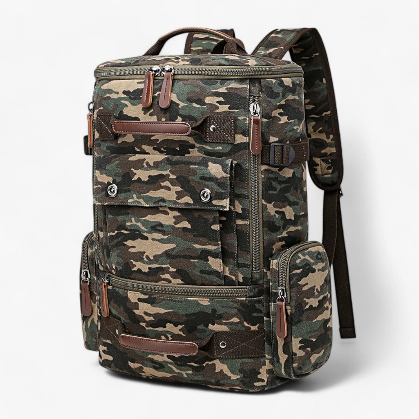 Classic Cotton Daypack with Laptop Sleeve
