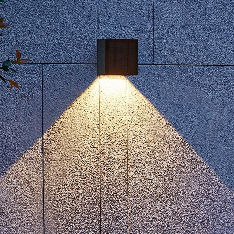 Solar Powered Outdoor Wall Light