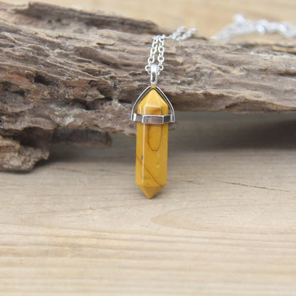 Boho Gemstone Chakra Pendant Necklace