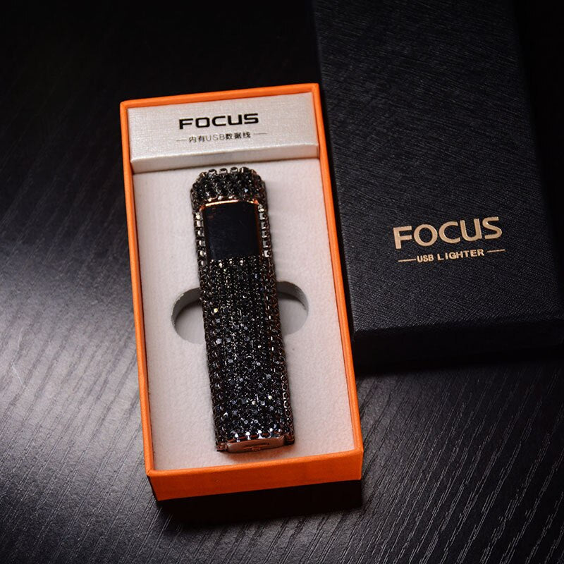 Fesara | Glitter Diamond Rechargeable Pocket Lighter