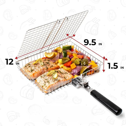 Outdoor BBQ Grill Mat with Handle
