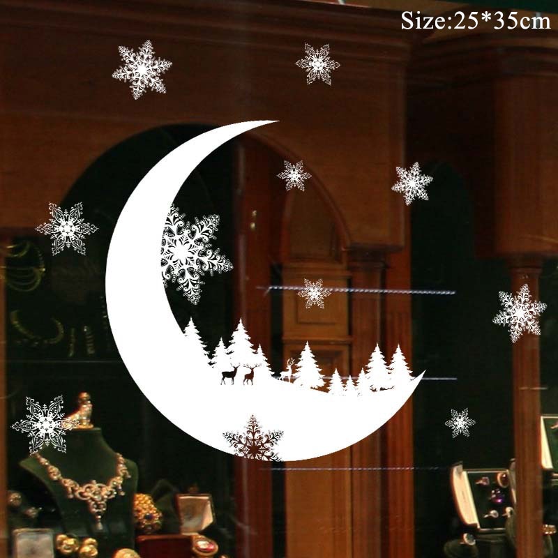 Festive Holiday Window Christmas Decor