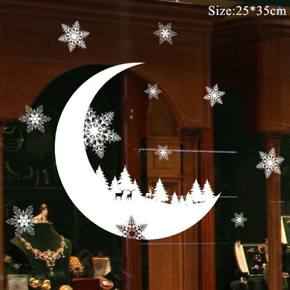 Festive Holiday Window Christmas Decor