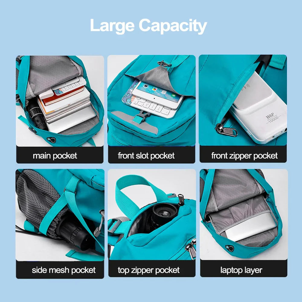 Waterproof Hiking Backpack 40L with Rain Cover