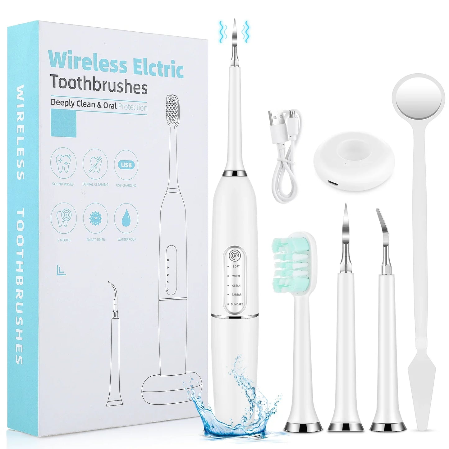 Advanced Sonic Dental Plaque Remover Tool