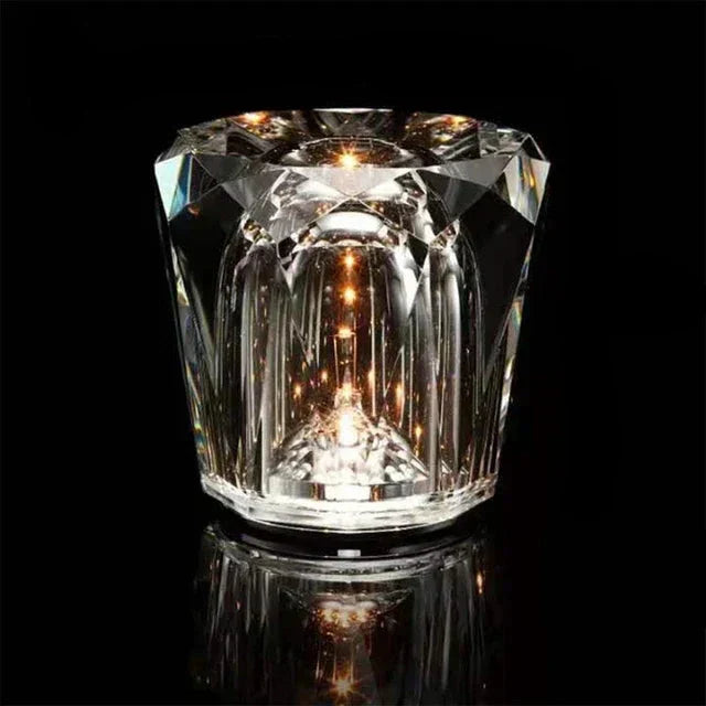 Elegant Glass Table Lamp for Ambient Rooms