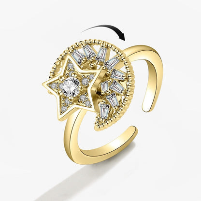 Sparkling Cosmic Spin Ring