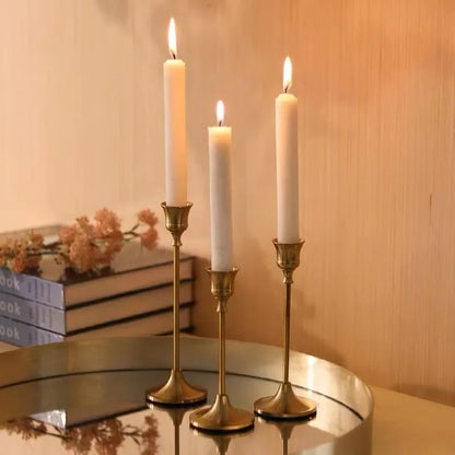 Luxurious Metal Candle Holders - Fesara