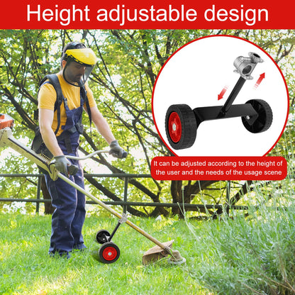 Universal Lawn Mower Wheel Kit Adjustable Height Support