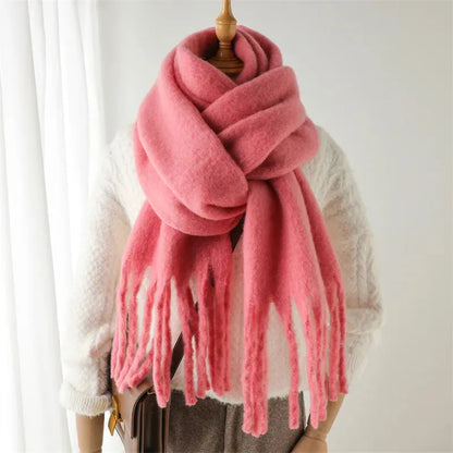 Cozy Solid Color Fesara Throw Blanket