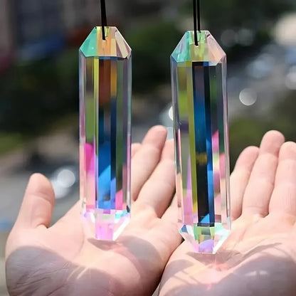 Colorful Crystal Sun Catcher Pendant Set