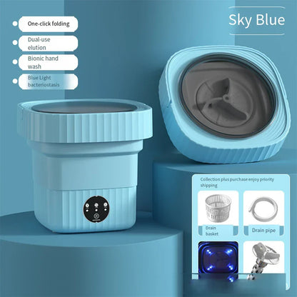 Portable Mini Folding Washing Machine for Travel