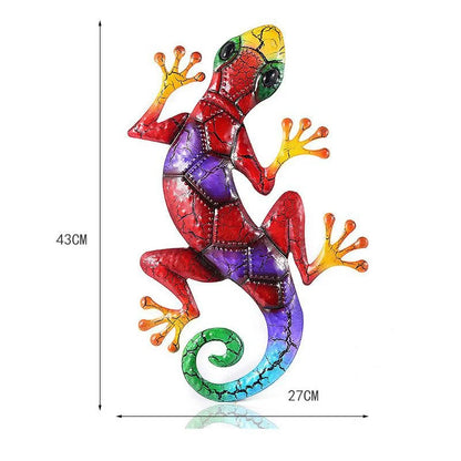 Vibrant Metal Animal Wall Art