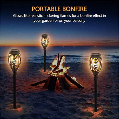 Fesara | Waterproof Solar Powered Flame Light Lamp