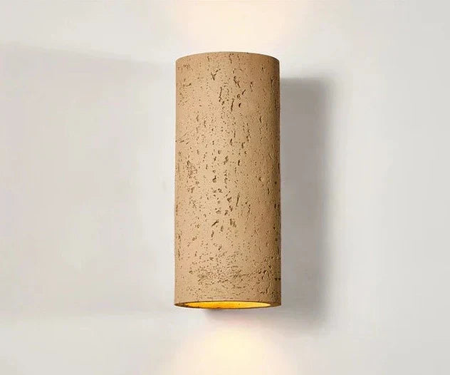 Rustic Concrete Effect Wall Lamp