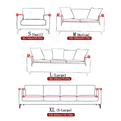 Stylish Slip Resistant Stretch Sofa Cover