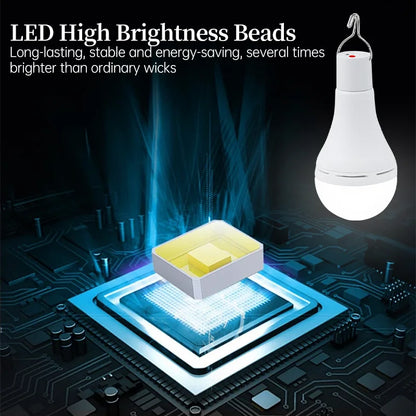 Portable LED Solar Powered Camp Light